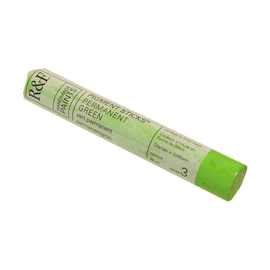 R&F Pigment Stick 38ml Permanent Green - theartshop.com.au