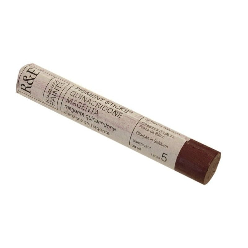 R&F Pigment Stick 38ml Quinacridone Magenta - theartshop.com.au