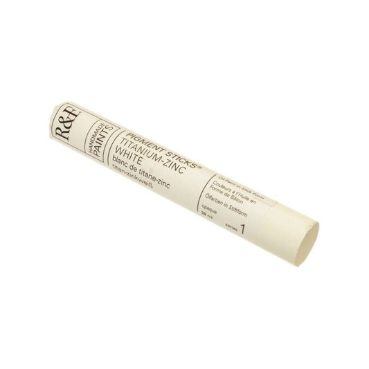 R&F Pigment Stick 38ml Titanium-Zinc White - theartshop.com.au