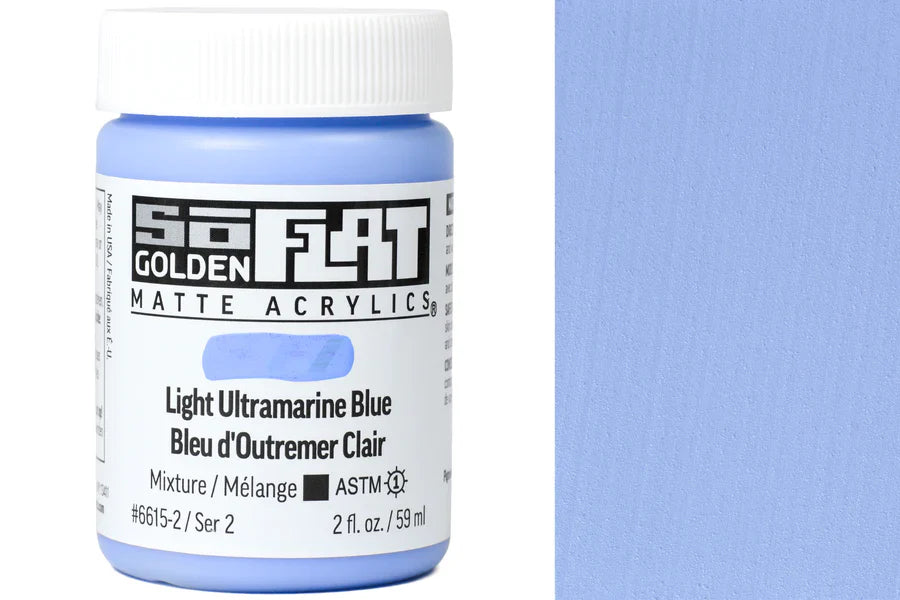 Golden SoFlat 59ml Series 2 Light Ultramarine Blue