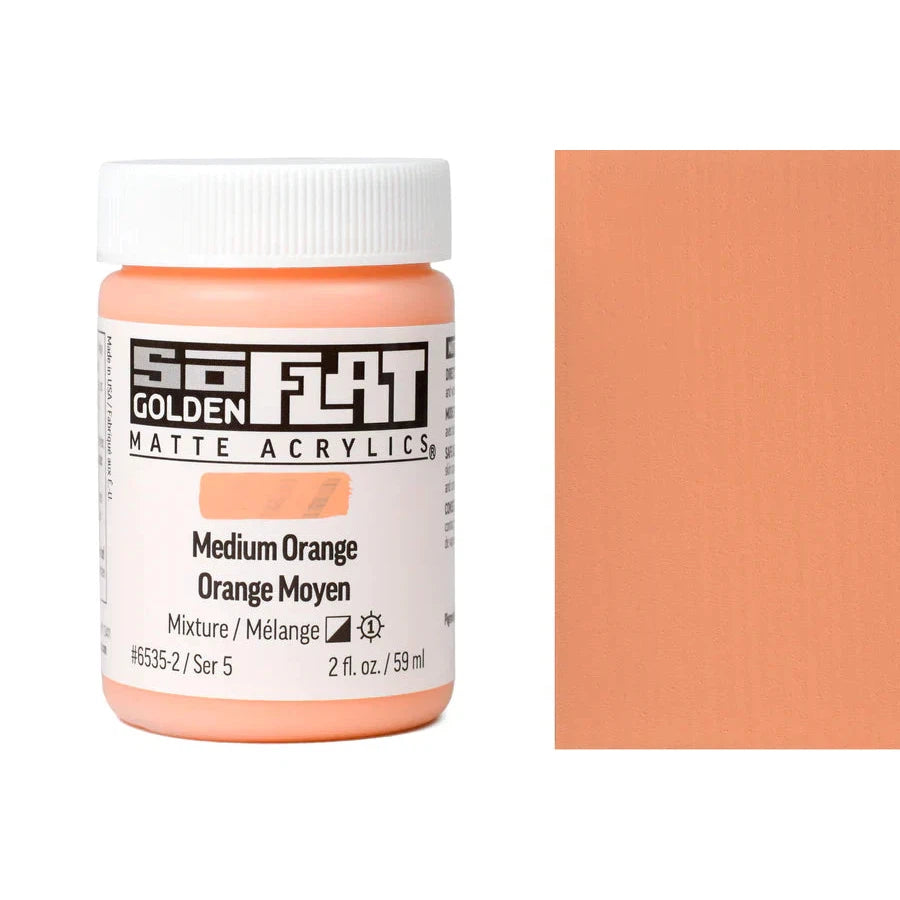 Golden SoFlat 59ml Series 5 Medium Orange