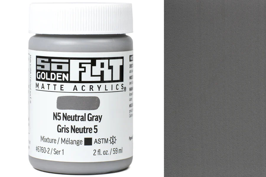 Golden SoFlat 59ml Series 1 N5 Neutral Gray