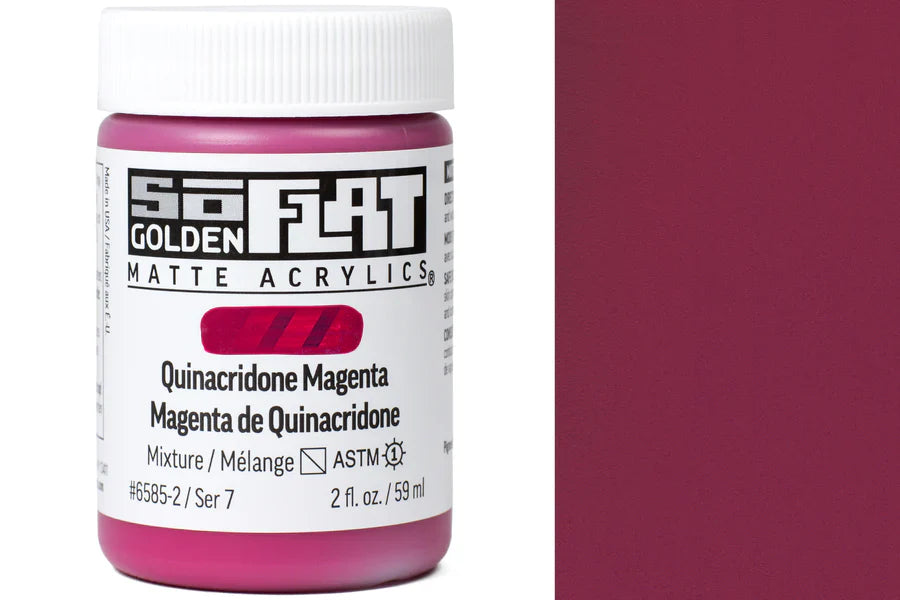 Golden SoFlat 59ml Series 7 Quinacridone Magenta