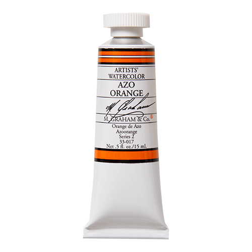 M Graham Watercolour 15ml Azo Orange