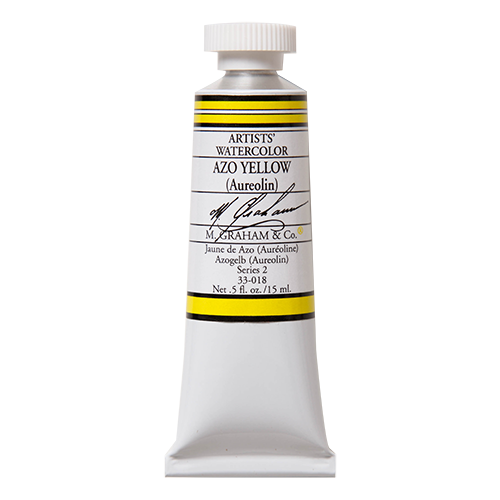 M Graham Watercolour 15ml Azo Yellow