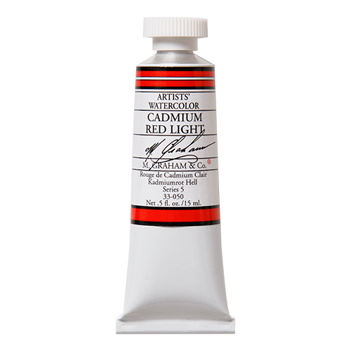 M Graham Watercolour 15ml Cadmium Red Light