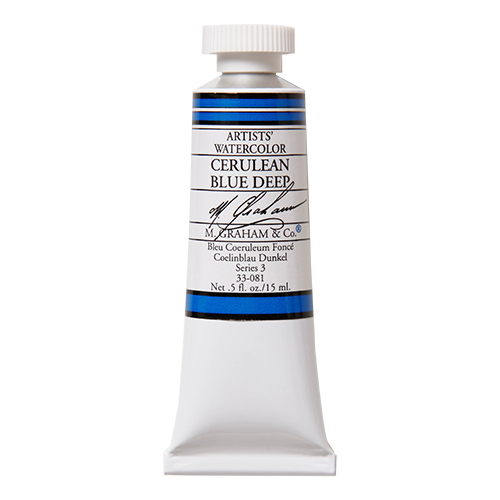 M Graham Watercolour 15ml Cerulean Blue Deep