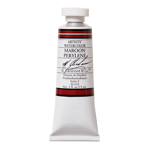 M Graham Watercolour 15ml Maroon Perylene